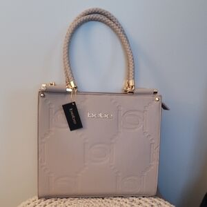 Bebe Tote in Color Camel